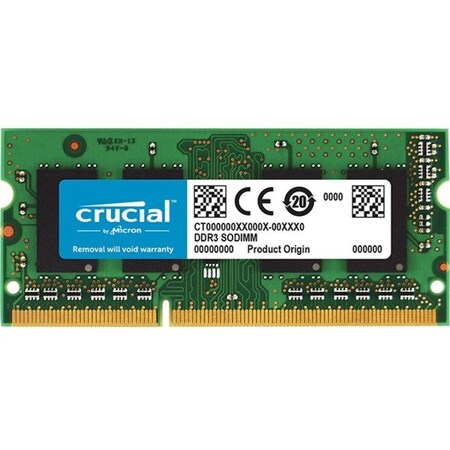 Crucial 8GB SODIMM DDR3 PC3 12800, CT102464BF160B CT102464BF160B
